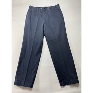 Brooks Brothers Men's Navy Blue Hudson Advantage Chino Pants - Size 35x30.5